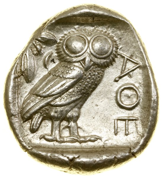 Tetradrachma, (ok. 454–404 pne), Ateny