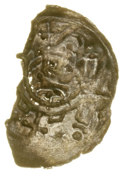 Półbrakteat, (prawdopodobnie po 1181); Aw: Dwuwi