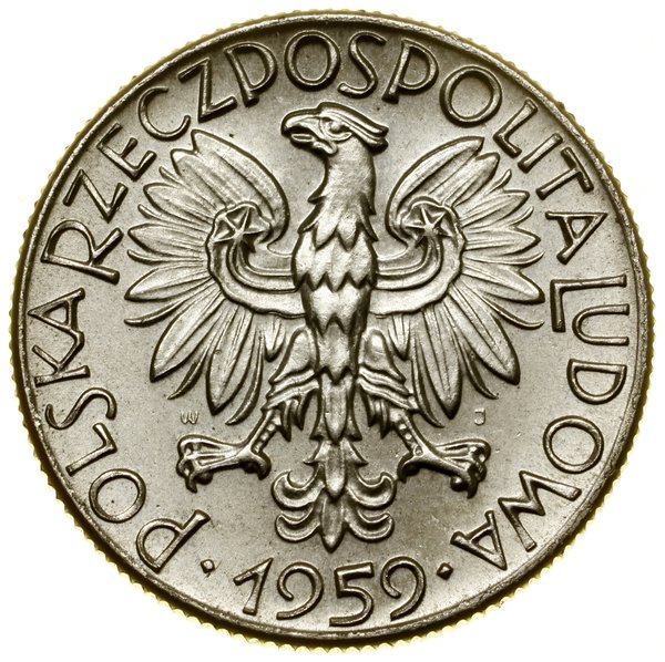 5 złotych, 1959, Warszawa; Symbole Gospodarki Na