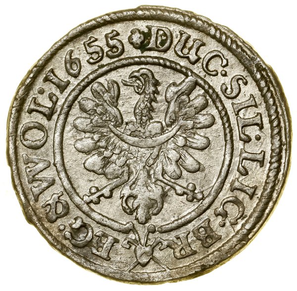 3 krajcary, 1655, Brzeg; E.-M. 144, F.u.S. 1741,