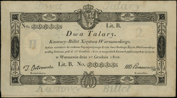 2 talary, 1.12.1810