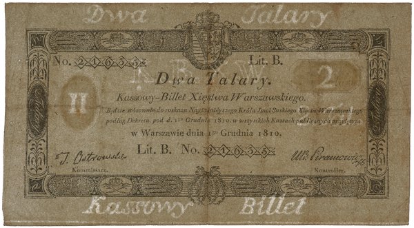 2 talary, 1.12.1810