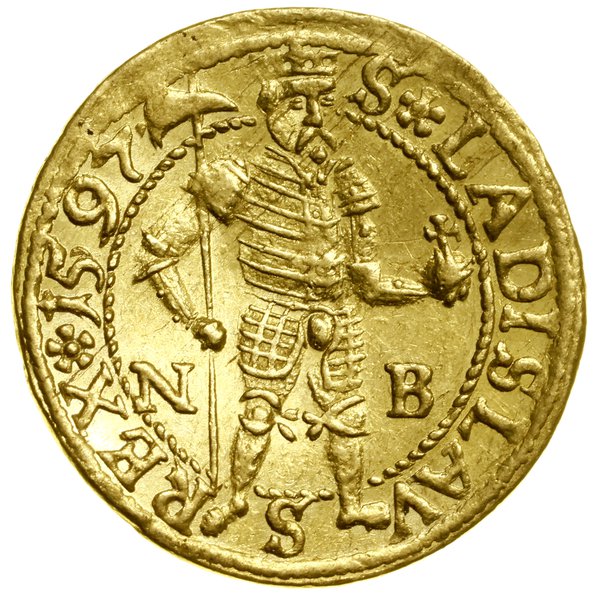 Dukat, 1597 NB, Nagybánya; Aw: Maryja z Dzieciąt