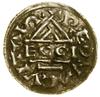 Denar, (985–995), Ratyzbona, mincerz Ag; Aw: Krzyż, w kątach kulka, pierścień, kulka i mała kulka,..