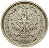 1 złoty, 1928, Warszawa; nominał w wieńcu dębowy