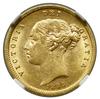 1/2 funta (1/2 sovereign), 1883 S, Sydney; Fr. 13, KM 5, S. 3862E; złoto, ok. 3.99 g; piękna monet..
