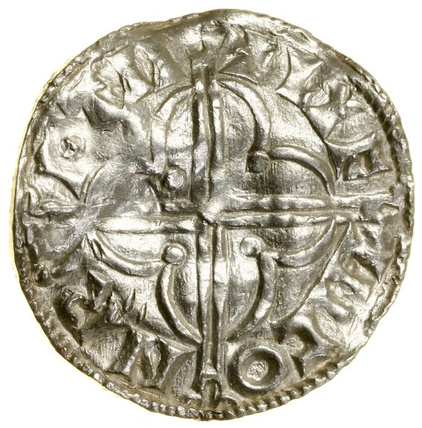 Denar typu Quatrefoil, (1018–1024), Hertford, mincerz Lifinc