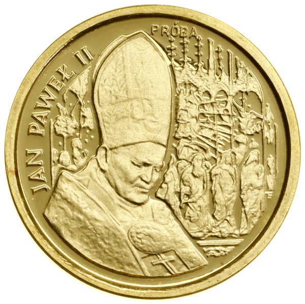 Komplet monet z Janem Pawłem II – na tle ołtarza – 10.000 zł, 5.000 zł, 2.000 zł i 1.000 zł, 1991, Warszawa