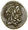 Denar, (78 pne), Rzym; Aw: Głowa Jowisza w diade