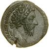 Sesterc, (176–177), Rzym; Aw: Głowa cesarza w wieńcu laurowym w prawo, M ANTONINVS AVG [GERM  SARM..