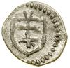 Denar koronny, (od 1404), Wschowa; Aw: Orzeł; Rw: Krzyż lotaryński w tarczy, powyżej litera V;  Fr..