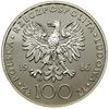 100 złotych, 1986, Szwajcaria; Jan Paweł II; Parchimowicz 294f; srebro próby 750, ok. 14.1 g;  wyb..