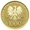 Komplet monet z Janem Pawłem II – popiersie w lewo na tle kratki: 10.000 zł, 5.000 zł, 2.000 zł i ..