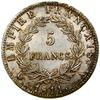5 franków, 1811 A, Paryż; Davenport 85, Gadoury 584; srebro, 24.87 g; pięknie zachowana moneta.
