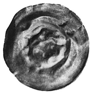 Dolny Śląsk, brakteat szeroki (2. poł. XIII w.), Fbg 713 (?), 19.9 mm, 0.27 g., egzemplarz pognieciony lecz kompletny