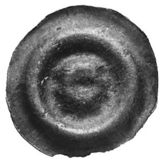 Dolny Śląsk, brakteat szeroki (2. poł. XIII w.), Fbg 678 (odmiana ?), 22.6 mm, 0.61 g., niewyraźnie wybity