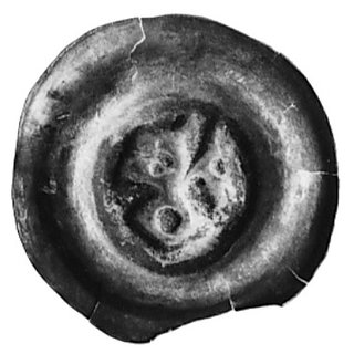 Dolny Śląsk, brakteat szeroki (2. poł. XIII w.), Fbg 655-656 (inny stempel), 23.0 mm, 0.37 g.