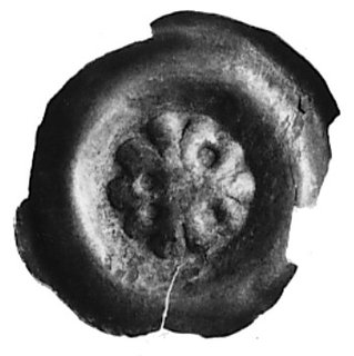 Dolny Śląsk, brakteat szeroki (2. poł. XIII w.), Fbg 1024, 0.34 g. obłamany