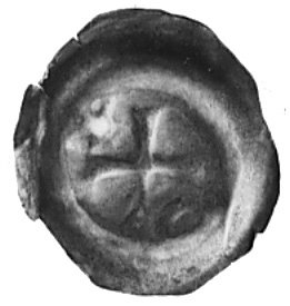 brakteat (2. poł. XIII w.), Waschinski 25, nieco