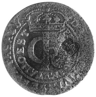 tymf 1665 Jana Kazimierza z jednostronną puncą w kształcie litery B