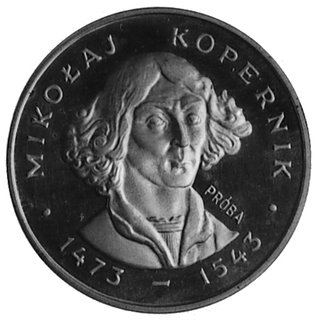 100 złotych 1973, Mikołaj Kopernik z napisem PRÓBA, najrzadsza lustrzanka polska