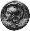 SYCYLIA- Syrakuzy, (405-380 p.n.e.), AV-obol, Aw: Głowa Ateny w hełmie ateńskim w lewo i napis ™YP..