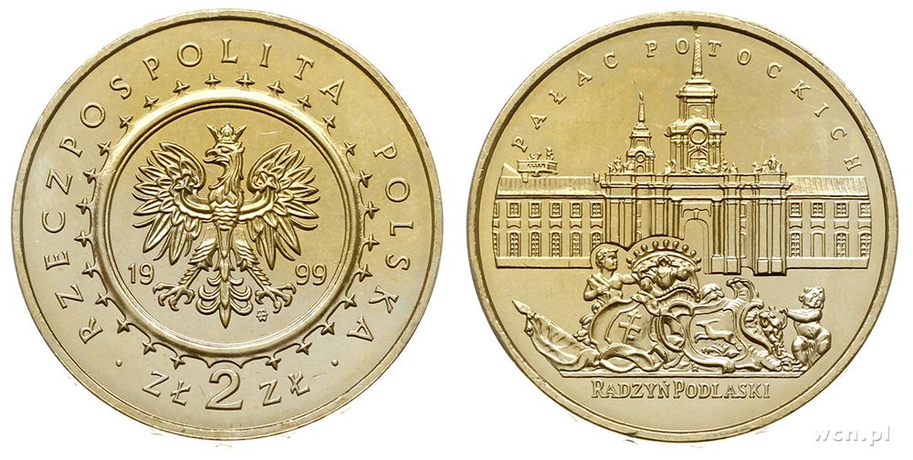 Polska, 2 złote, 1999