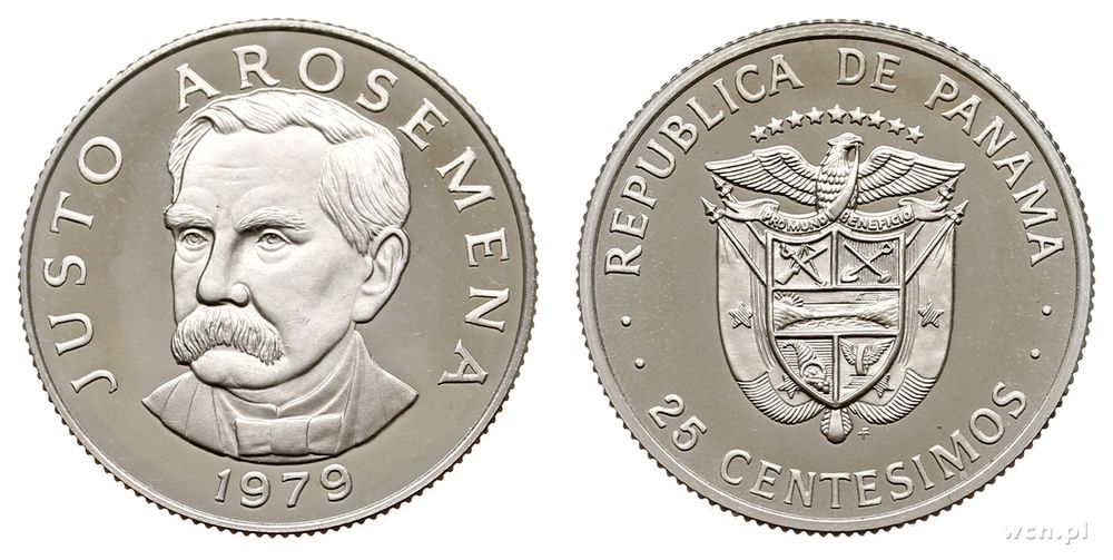 Panama, 25 centesimos, 1979