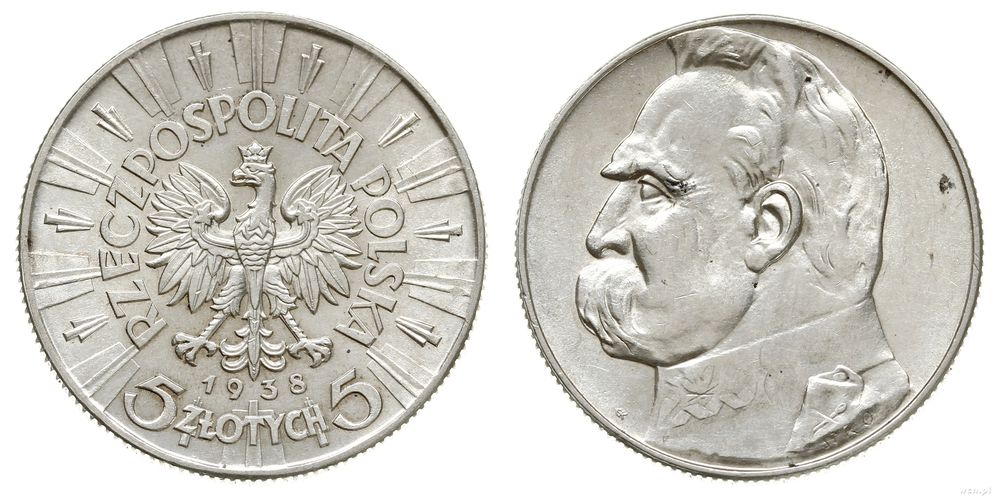Polska, 5 złotych, 1938