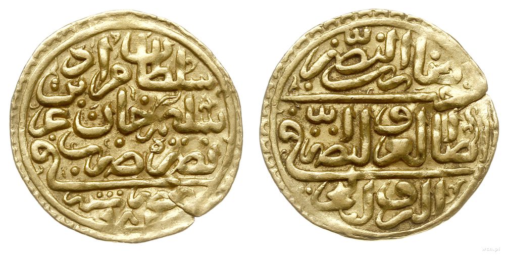 Turcja, ałtyn (dinar, sultani), 982 AH (AD 1574)