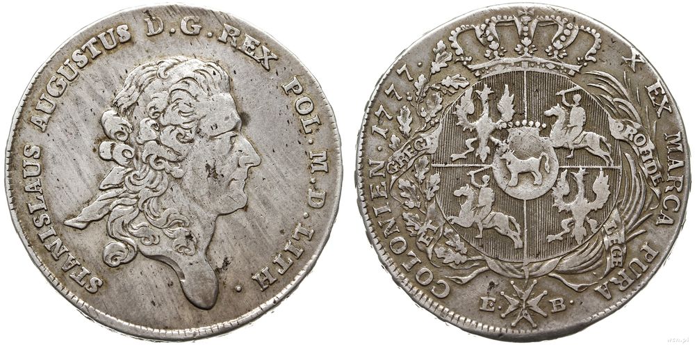 Polska, talar, 1777/E.B.