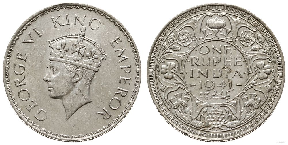Indie, rupia, 1941