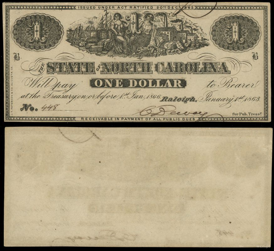 Stany Zjednoczone Ameryki (USA), 1 dolar, 1.01.1866