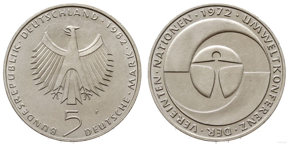 Niemcy, 5 marek, 1982 F