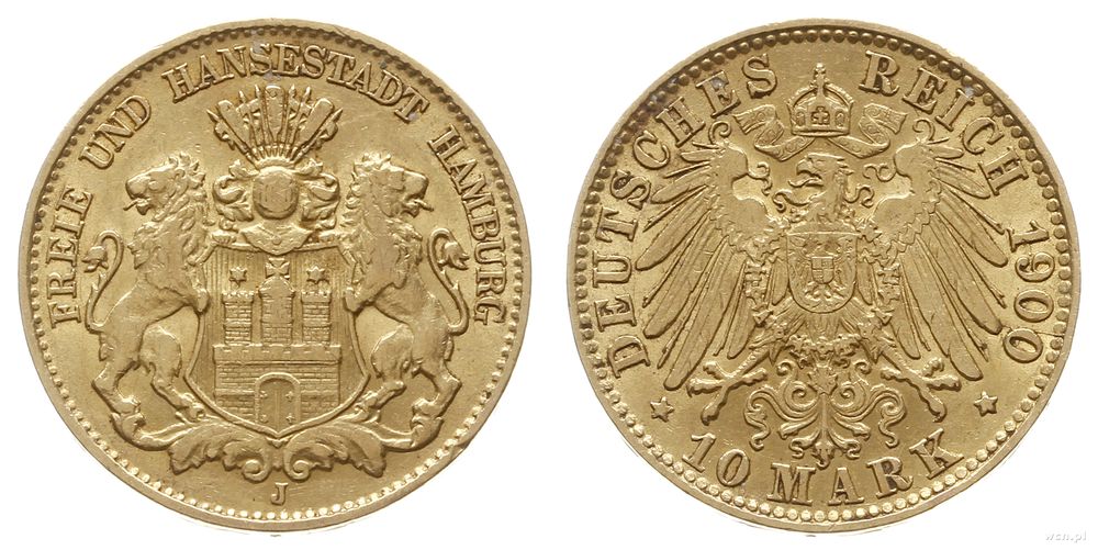 Niemcy, 10 marek, 1900