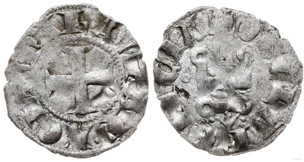 Krzyżowcy, denar tournois, 1316-1321