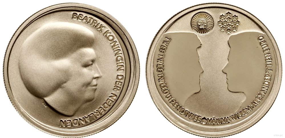 Niderlandy, 10 euro, 2002