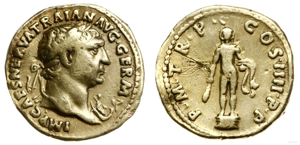 Cesarstwo Rzymskie, aureus, 101-102