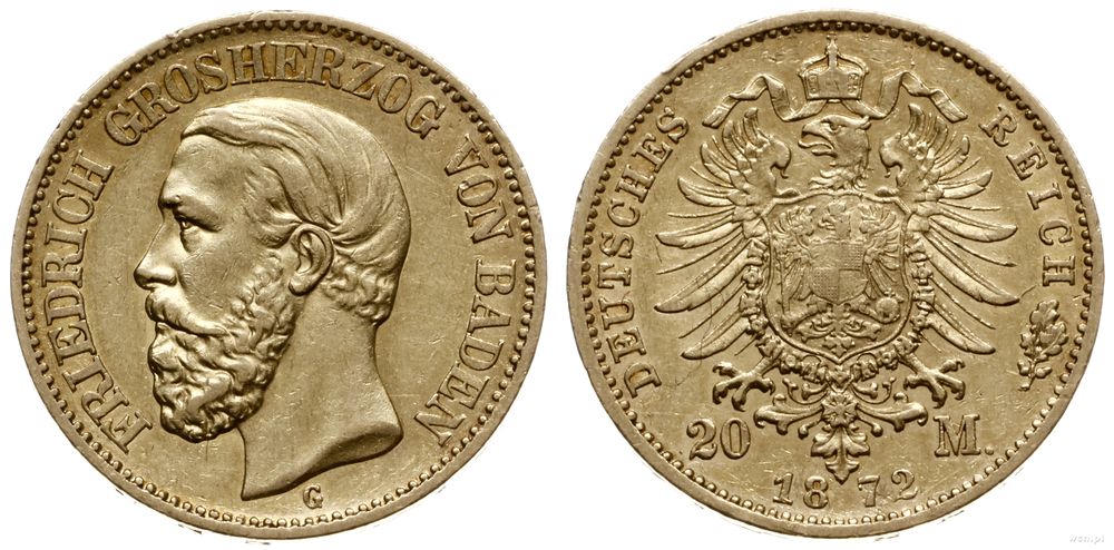 Niemcy, 20 marek, 1872 G