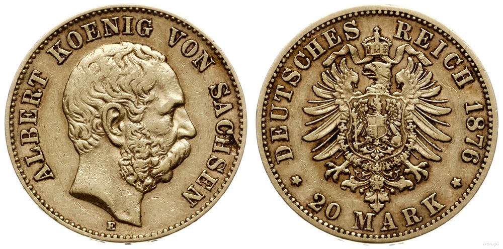 Niemcy, 20 marek, 1876 E