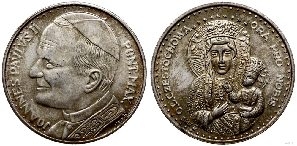 Watykan, medal z papieżem Janem Pawłem II