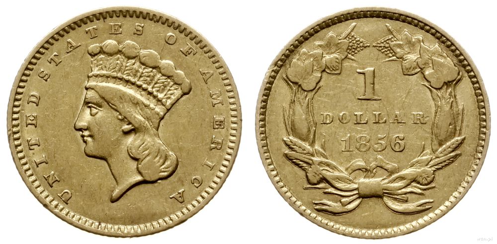 Stany Zjednoczone Ameryki (USA), 1 dolar, 1856