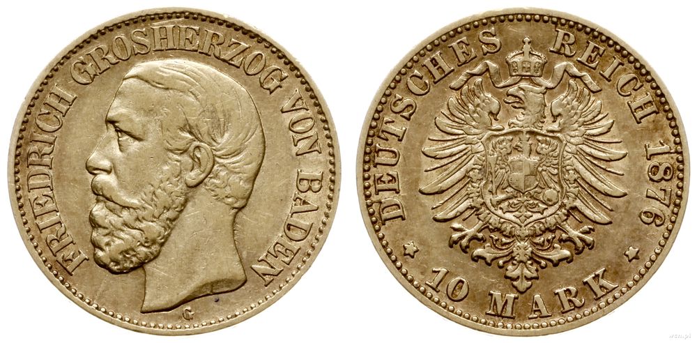 Niemcy, 10 marek, 1876 G