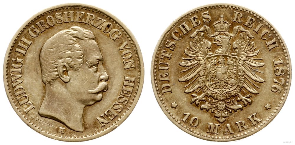 Niemcy, 10 marek, 1876 H