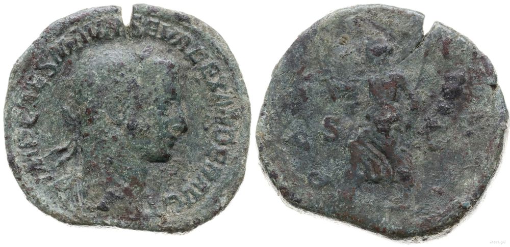 Cesarstwo Rzymskie, sestercja, 226