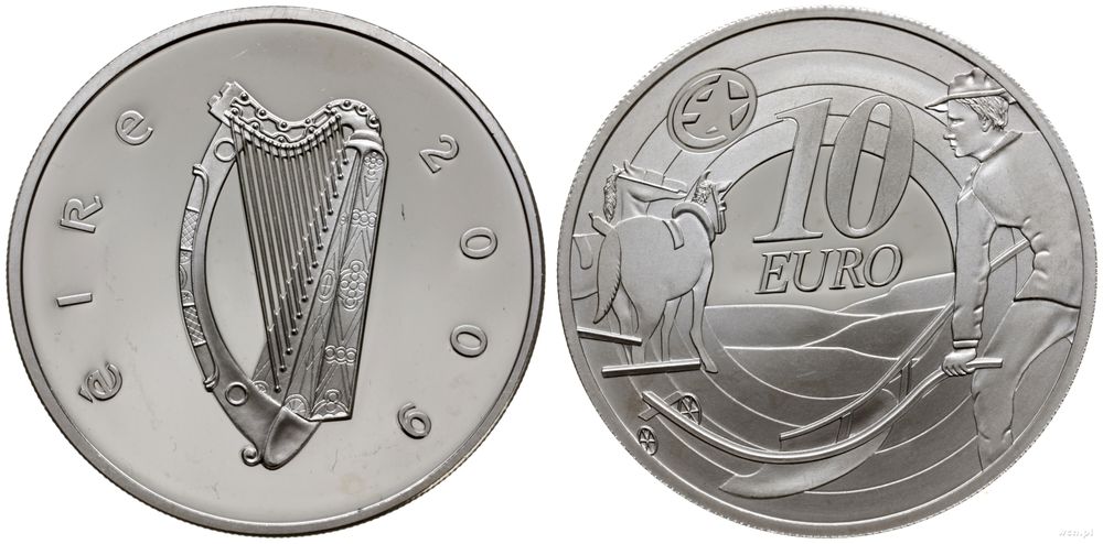 Irlandia, 10 euro, 2009