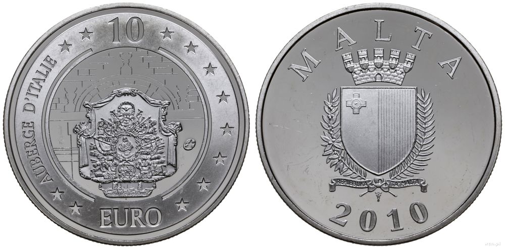 Malta, 10 euro, 2010