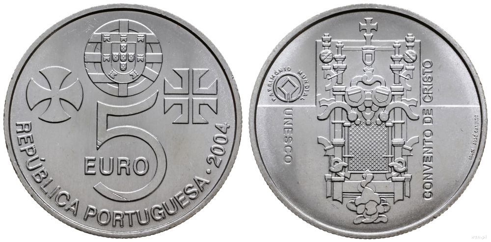 Portugalia, 5 euro, 2004