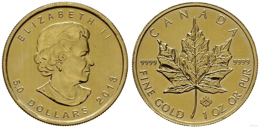 Kanada, 50 dolarów, 2013