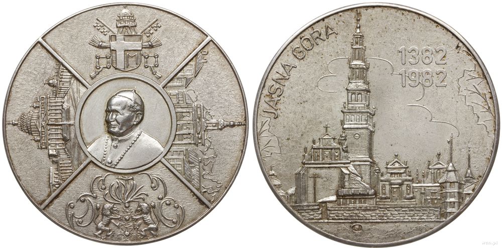 Polska, medal - JASNA GÓRA 1382-1982, 1983
